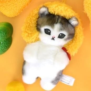 Mofusand Ebi-nyan 系列【蝦圍巾】吉祥物毛絨玩具 10cm