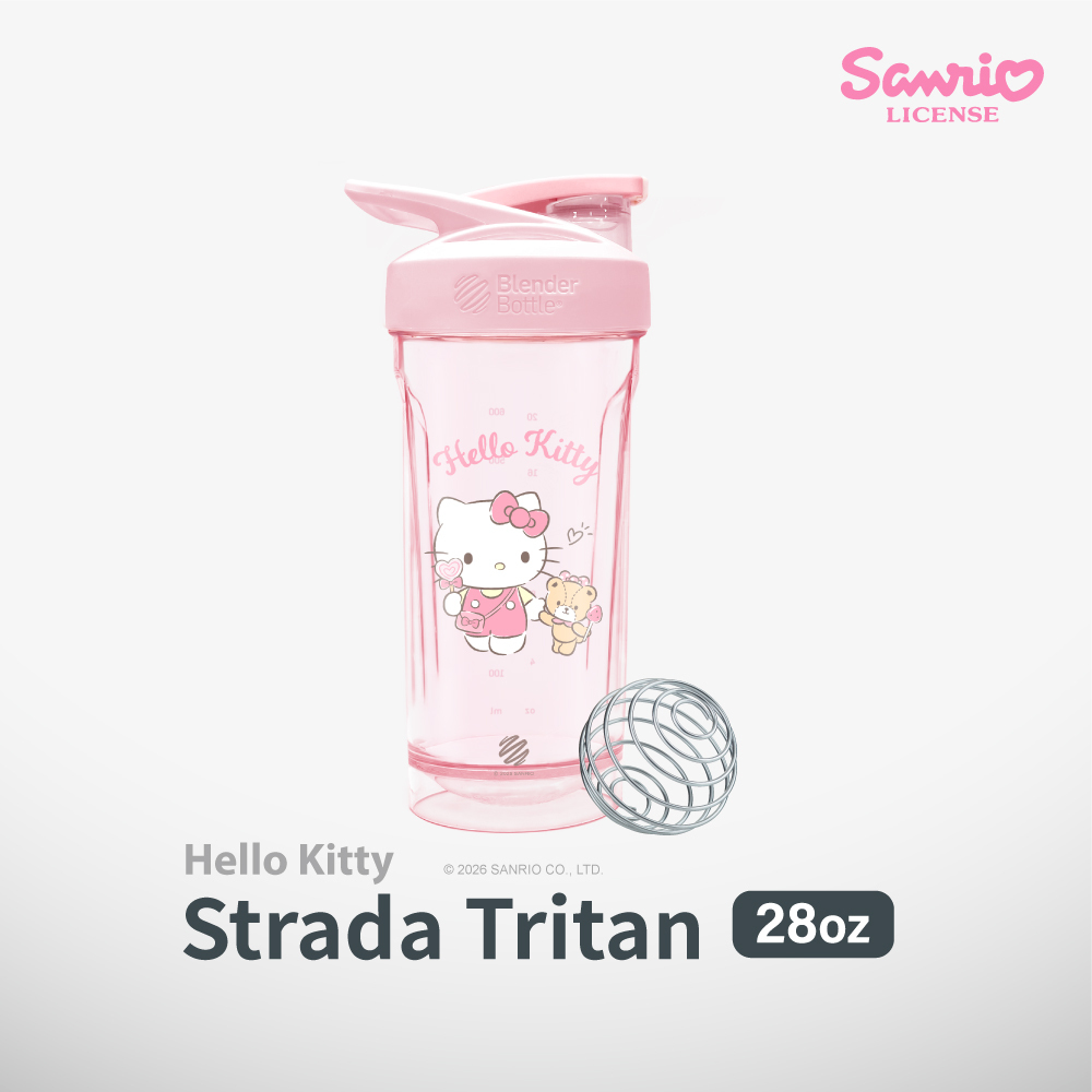 【三麗鷗】Strada Tritan環保隨行杯 | 粉紅棒棒糖