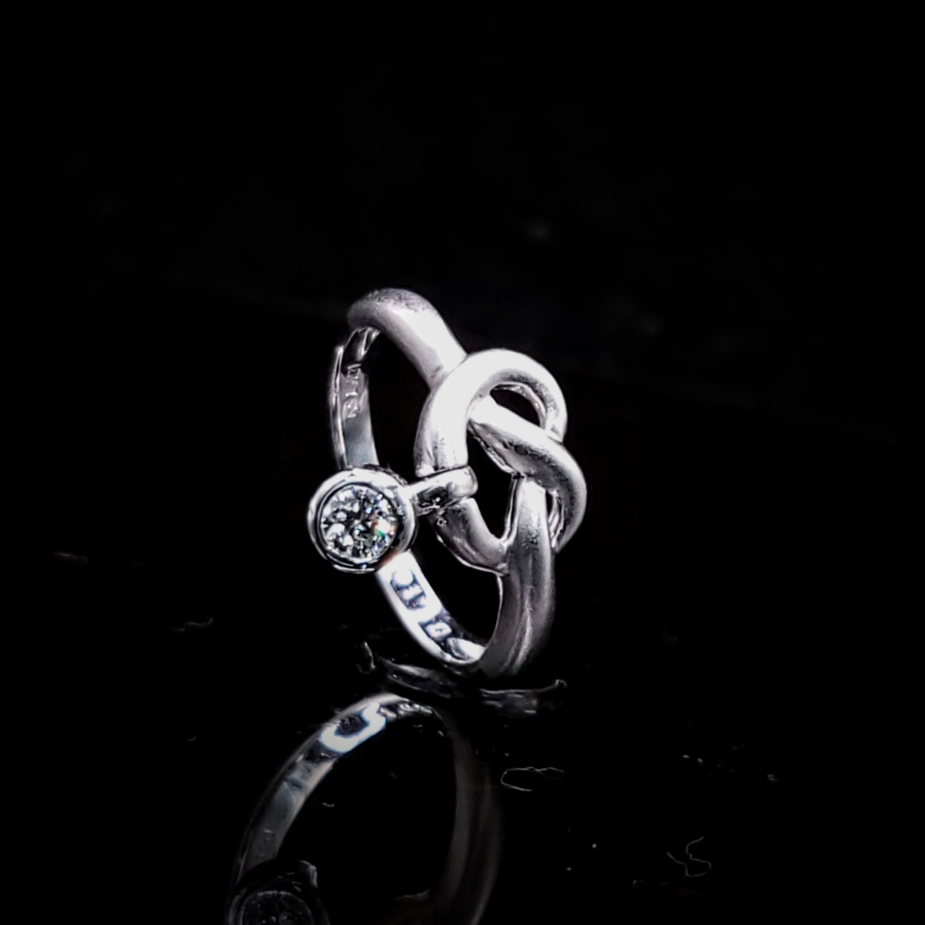 18K White Gold 0.16ct Diamond Ring