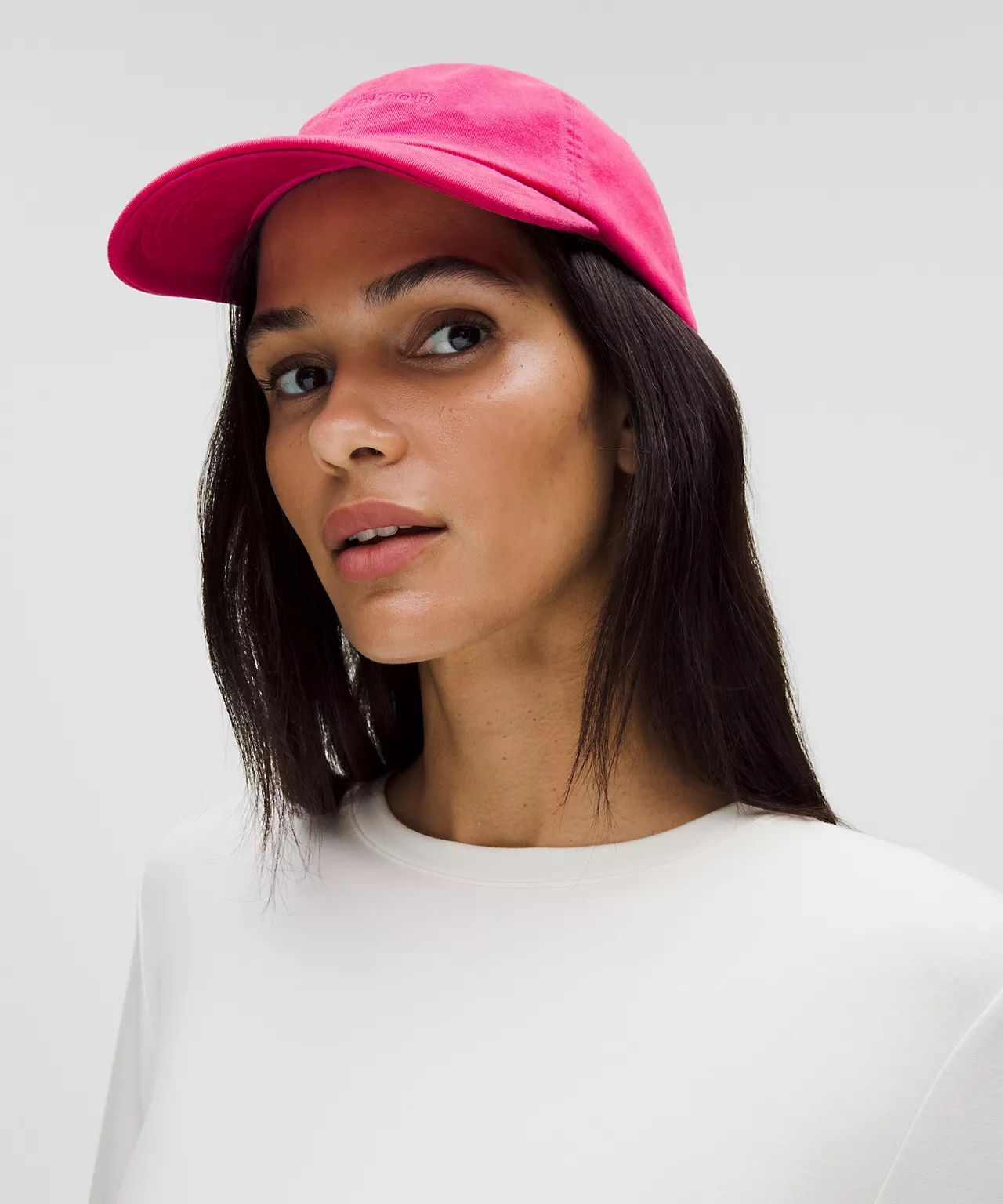 260224 lululemon logo CAP帽 - 粉紅色