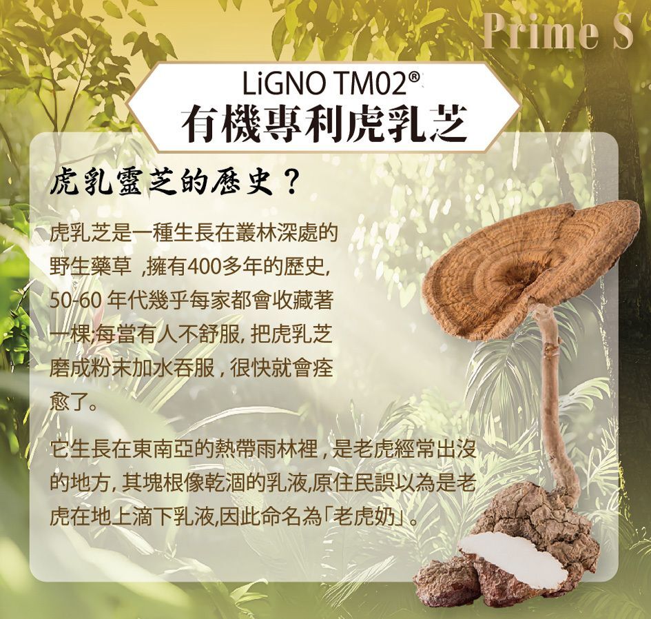 Prime S - Tigmax虎乳芝肺潤清（60粒）