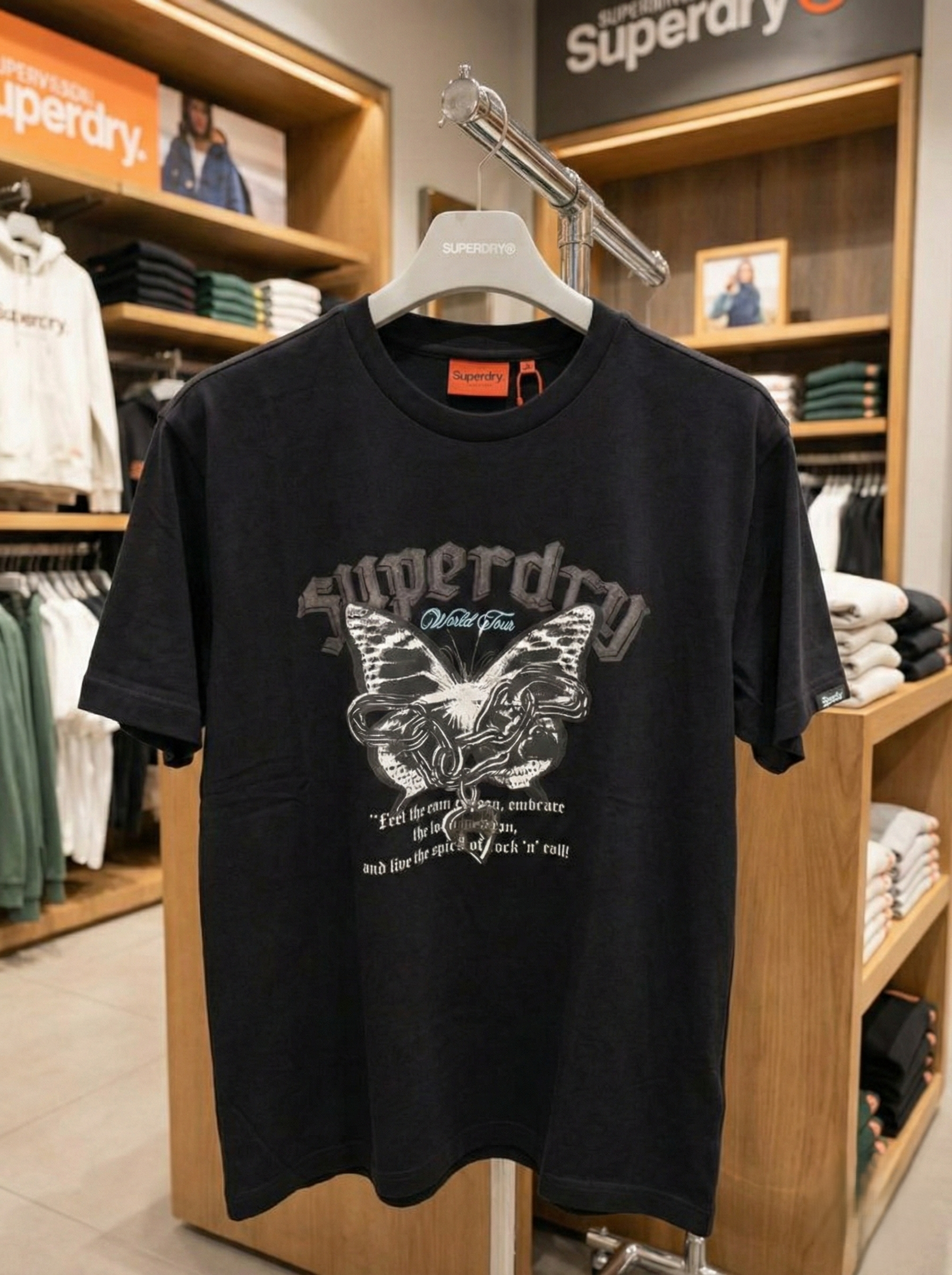 【直播】SUPERDRY LX022325 BUTTERFLY HALF 短袖上衣
