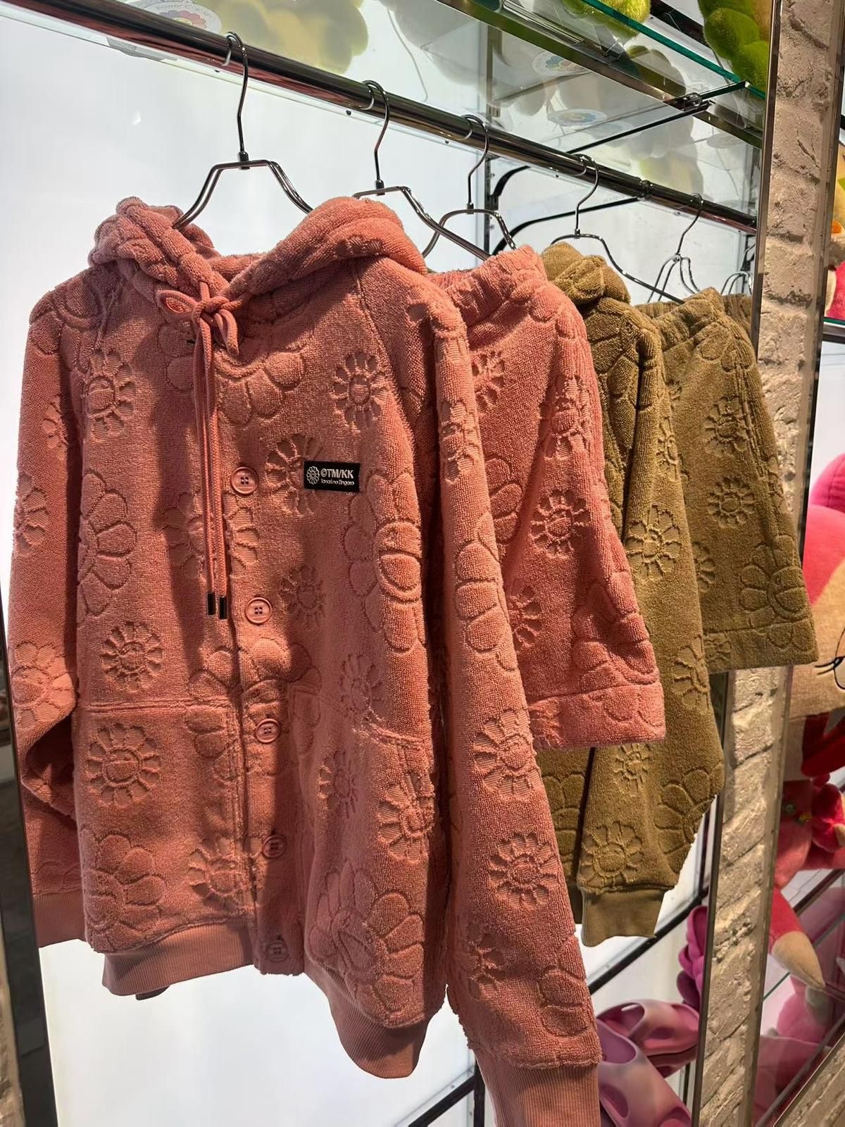 新品限定 村上隆櫻花毛毛外套