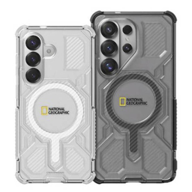 National Geographic - Magnetic Rugged Armor - Samsung S26 Ultra Case 高度防撞半透明磁吸充電手機硬殼