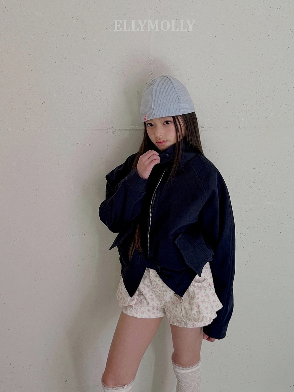 Ellymolly 兩面穿棉夾克外套 / 2色