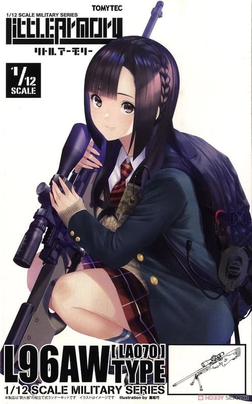 預購26/06 TOMYTEC 代理版 組裝模型 1/12 迷你武裝 LA070 L96AW TYPE(6月再生產)