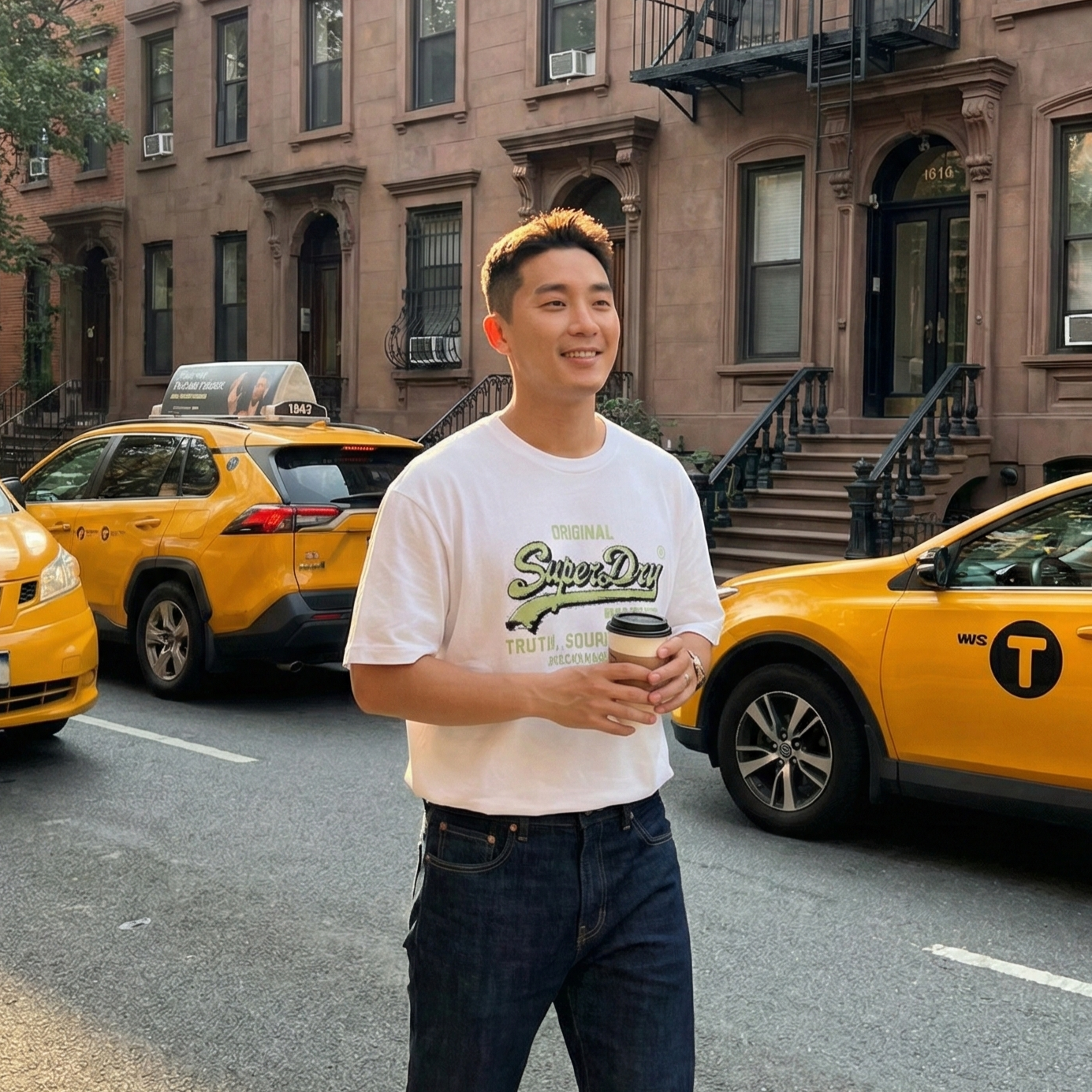 【直播】SUPERDRY  LX022303 復古噴漆街頭感短 T