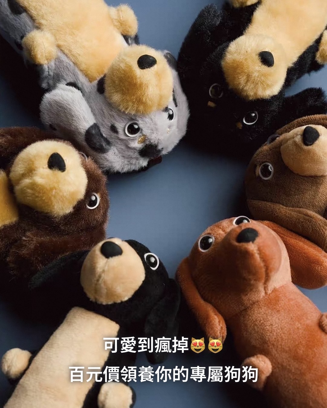 #代購 PAAAATA 原創品牌 靈感系列 臘腸狗毛絨掛飾 六款