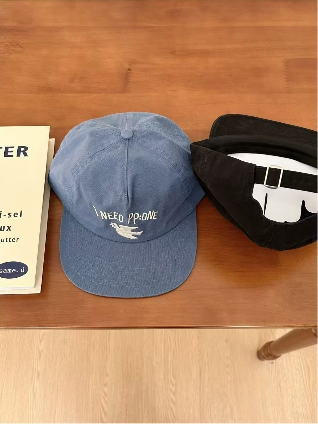 配色小鳥pp:one刺繡字母老帽 / 3色