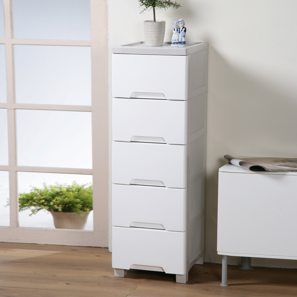 《真心良品》KEYWAY面寬36cm 清新五抽斗櫃整理箱85L
