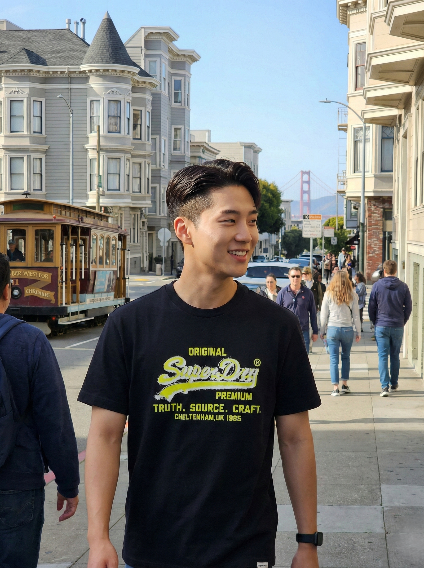 【直播】SUPERDRY LX022308 復古噴漆街頭感短 T