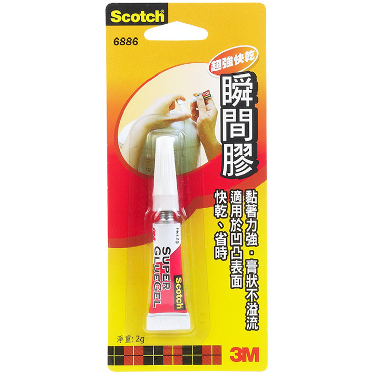 3M 超強快乾 瞬間膠 2g 6886