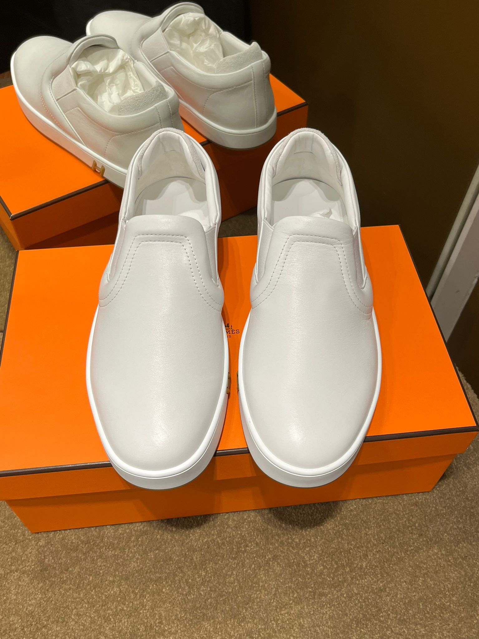 Lucky slip on sneaker blanc #42 (可預訂size)