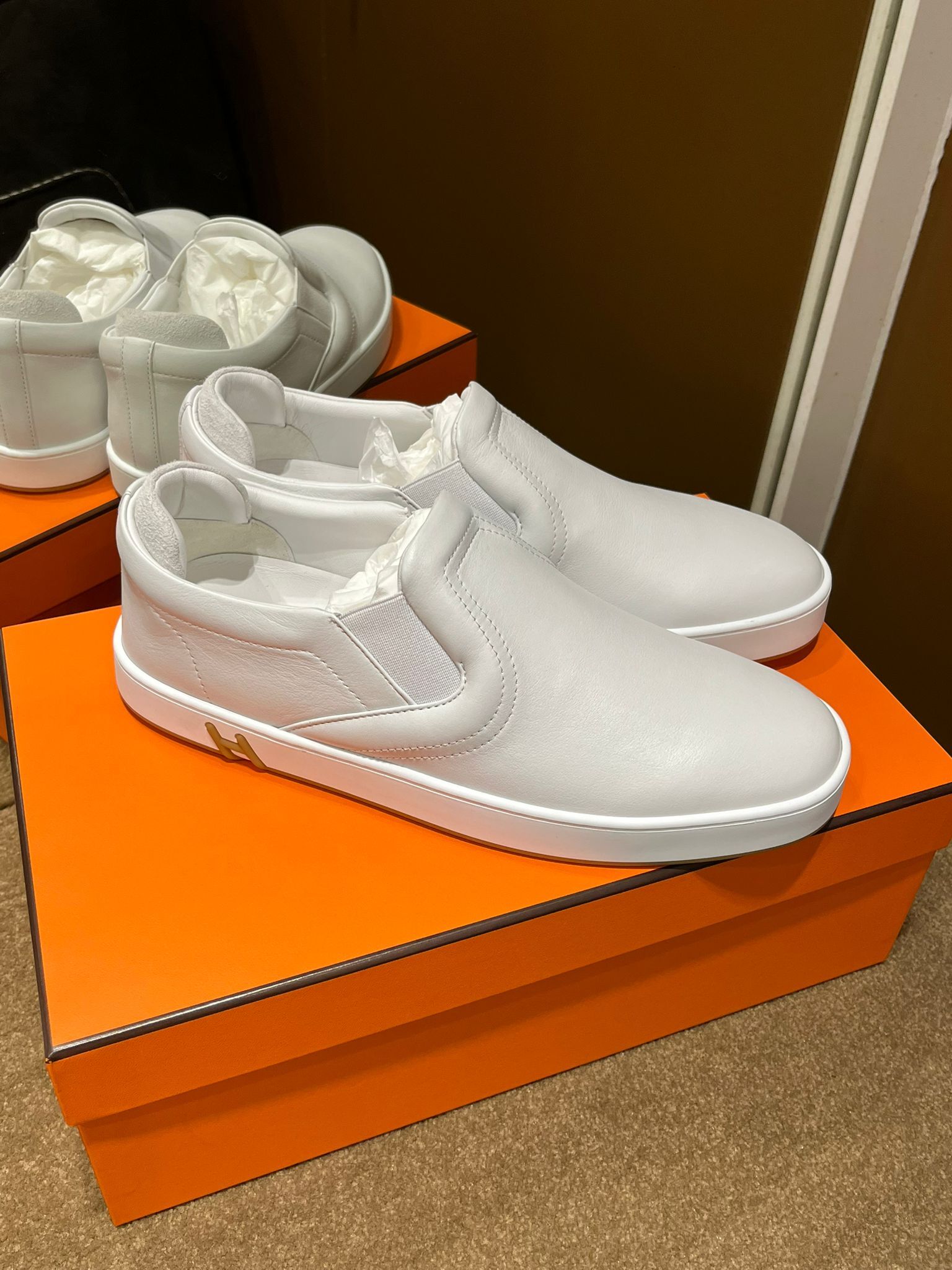 Lucky slip on sneaker blanc #42 (可預訂size)