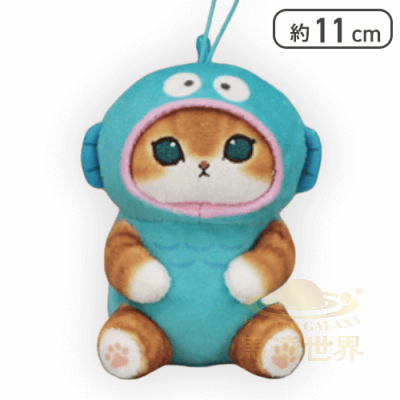 Mofusand X Sanrio Hangyodon 吉祥物毛絨玩具