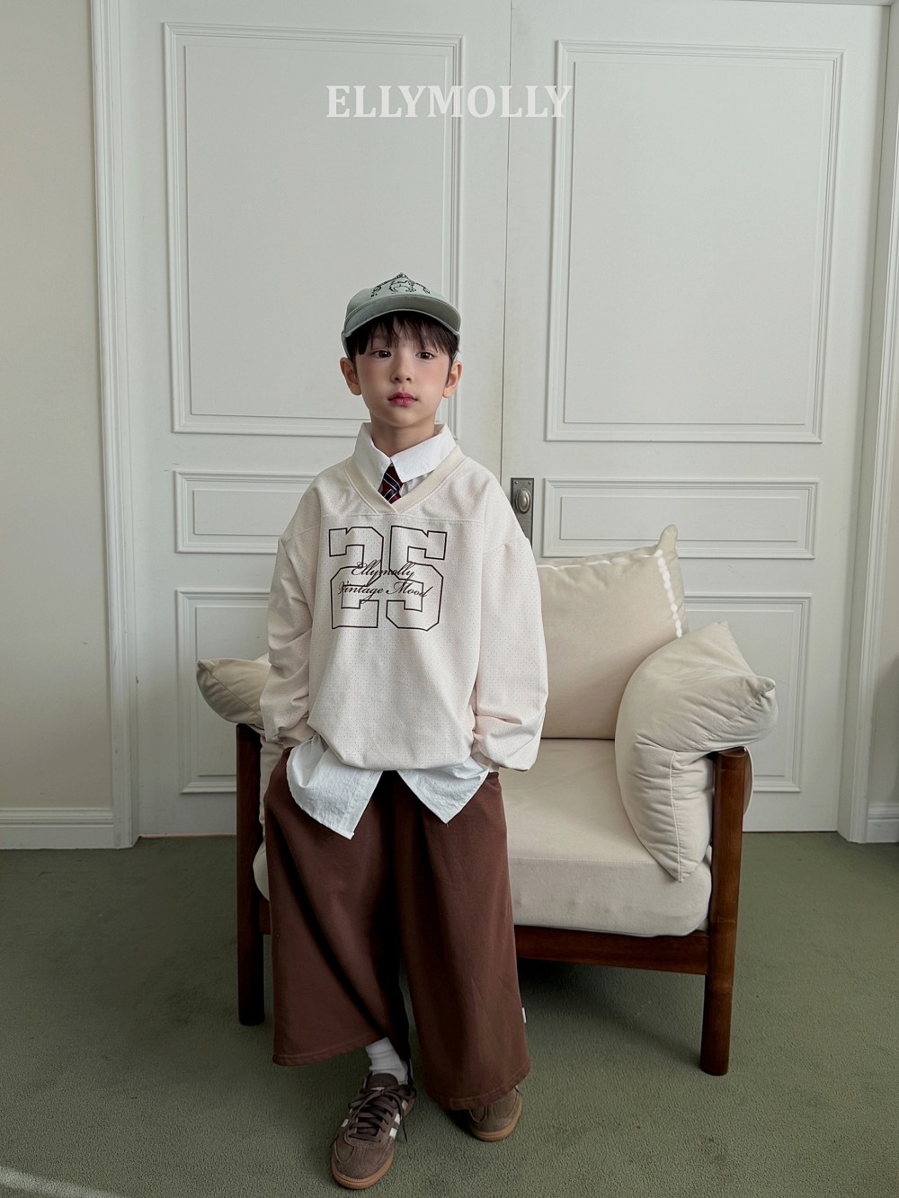 Ellymolly 潮風洞洞麂皮衛衣 / 2色