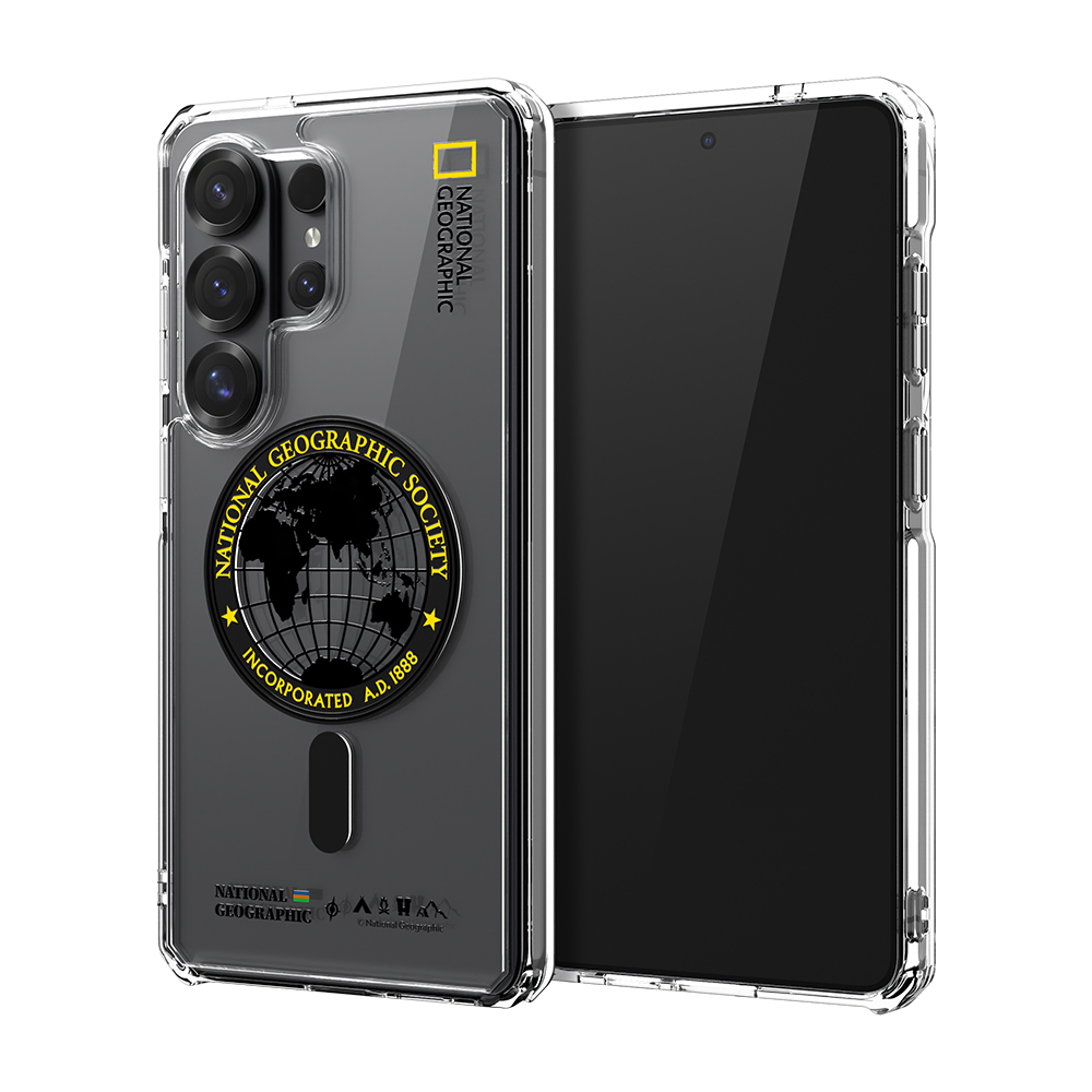National Geographic - Magnetic Rugged - Samsung S26 Ultra Case 高度防撞透明磁吸充電手機硬殼