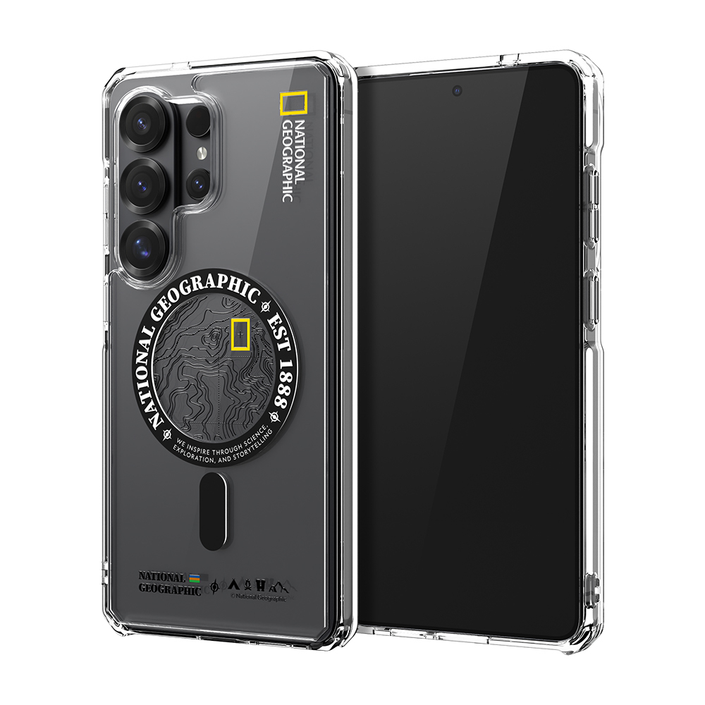 National Geographic - Magnetic Rugged - Samsung S26 Ultra Case 高度防撞透明磁吸充電手機硬殼