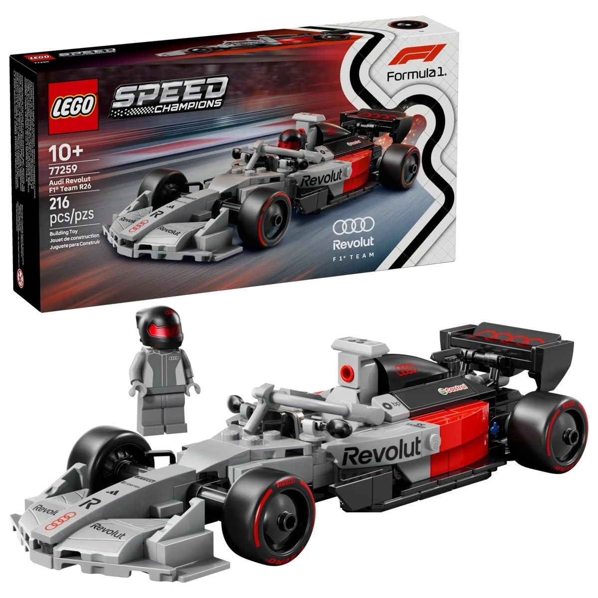 (預訂26年3月) LEGO 77259 Audi Revolut F1® Team R26 Race Car (Speed Champions)