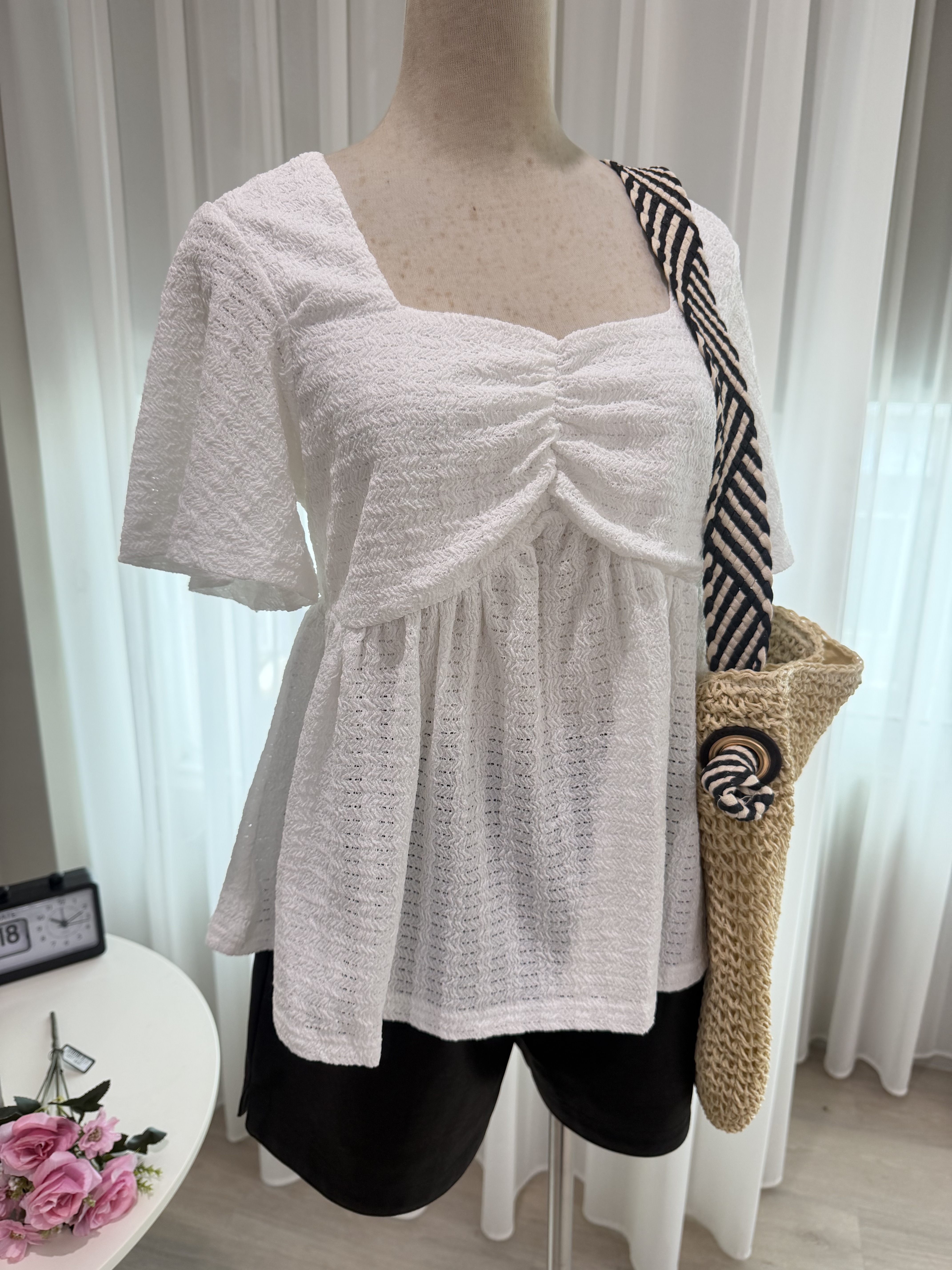 A8266-激瘦女孩極挑氣質上衣