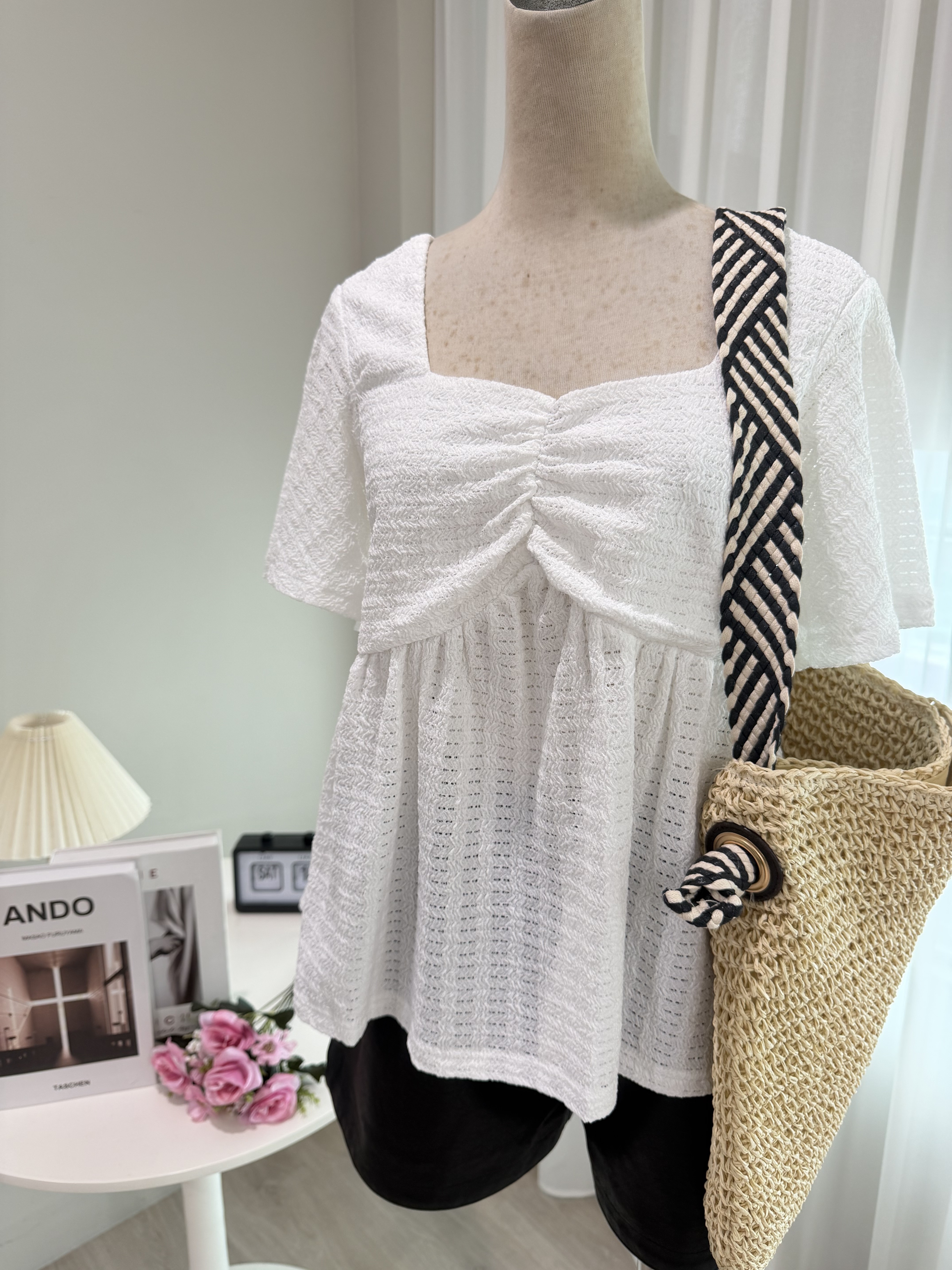 A8266-激瘦女孩極挑氣質上衣