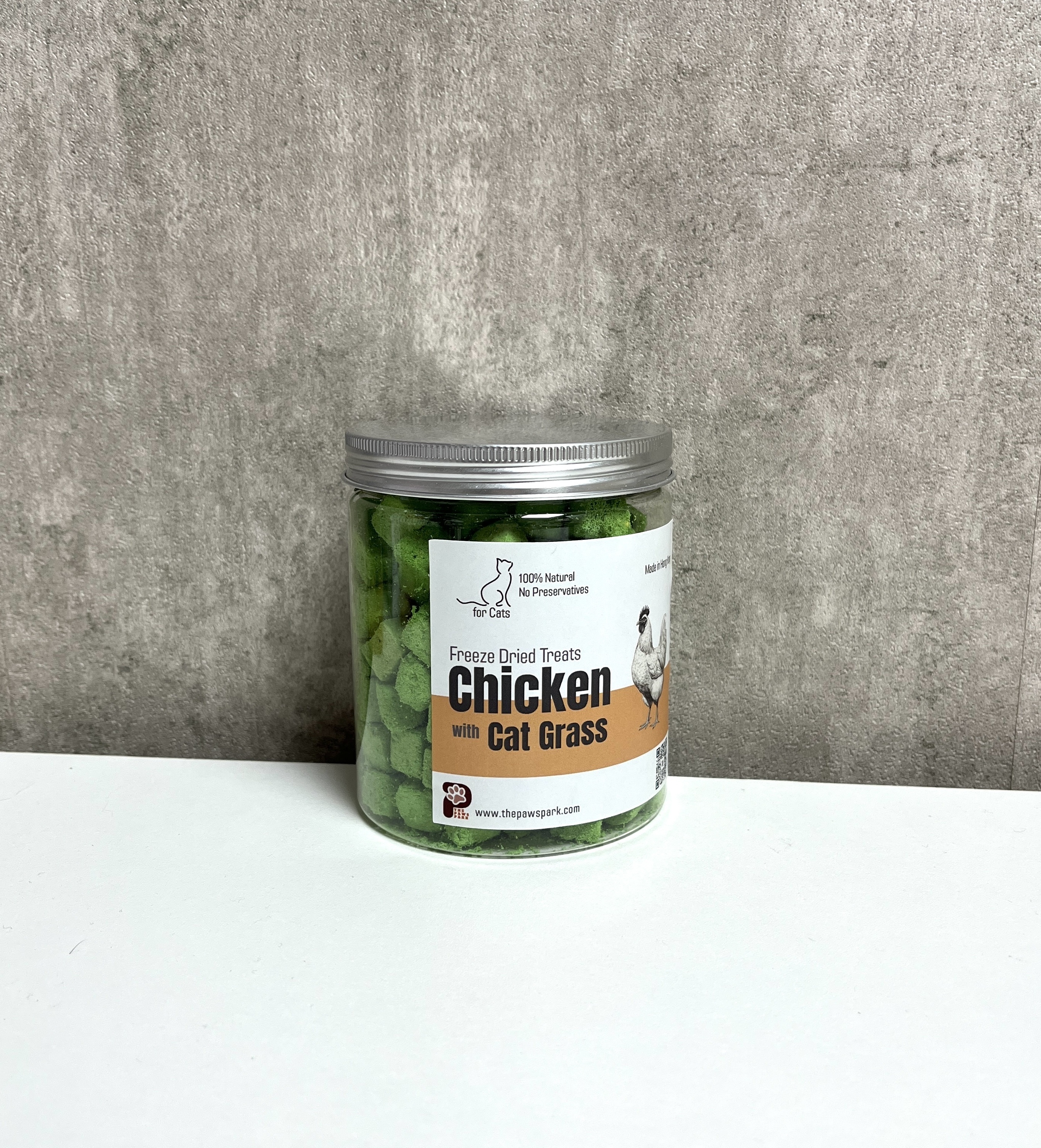 Paws Park 泰國無激素雞胸肉貓草凍乾零食70g (貓食用）