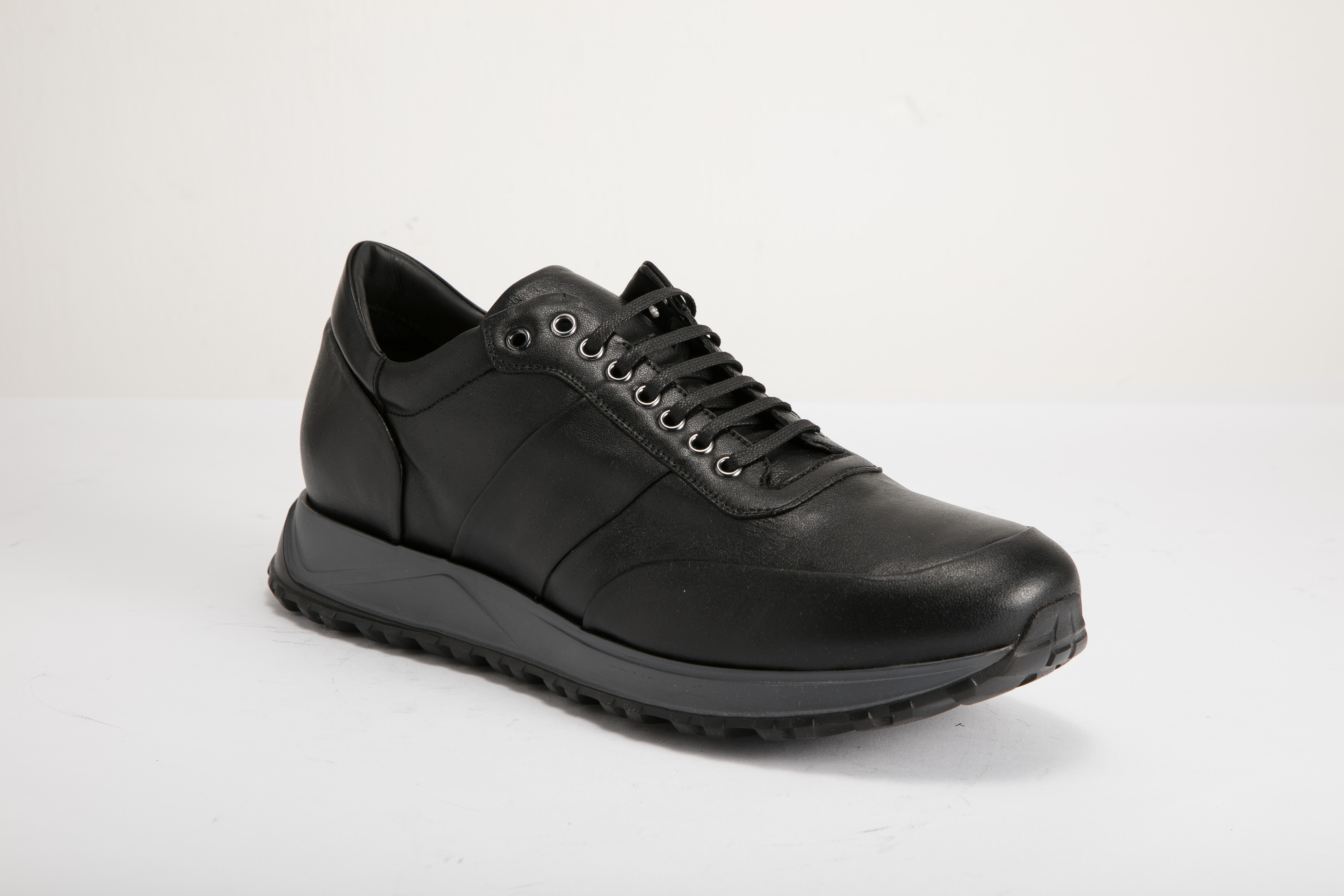 Bettaccini - 男裝 皮革休閒運動鞋 SURBO-BK