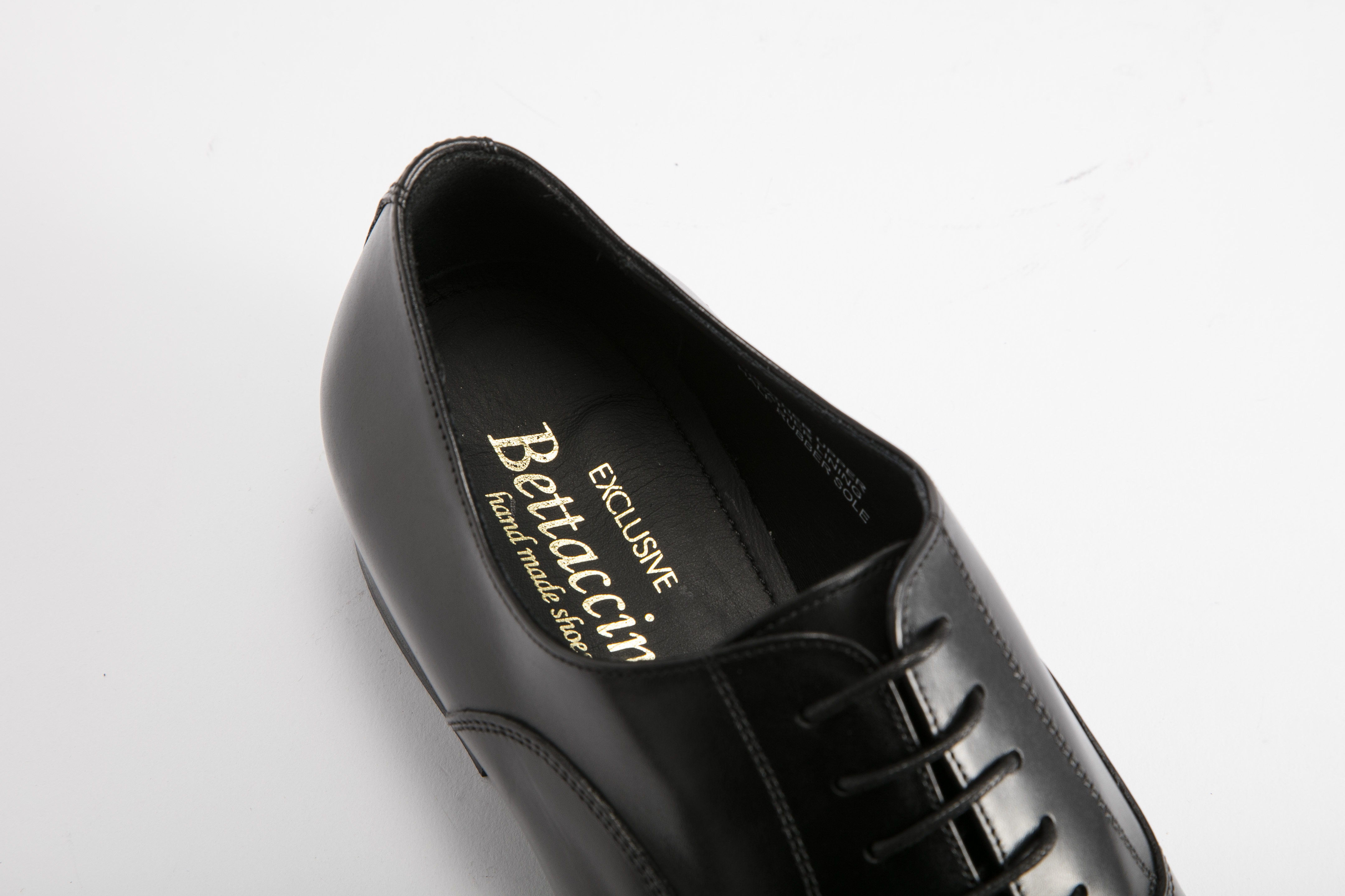 Bettaccini - 男裝素頭牛津正裝鞋 GODO-BK