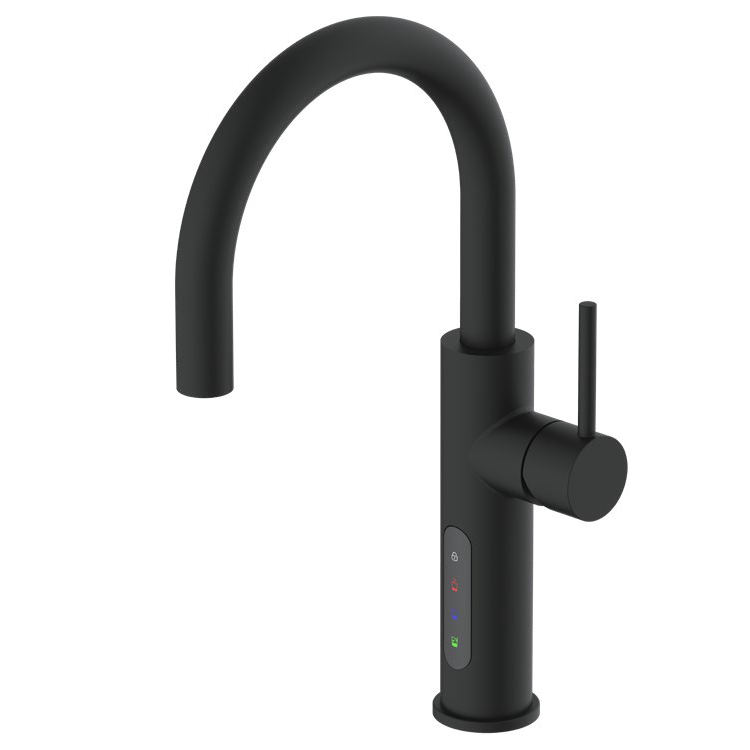 Vizio 5-in-1 Electrical Multifuncion Sink Mixer (VZ40022201) with Vizio Hot Water Machine (VZ600101MB) & Soda Water Machine (VZ600102MB)