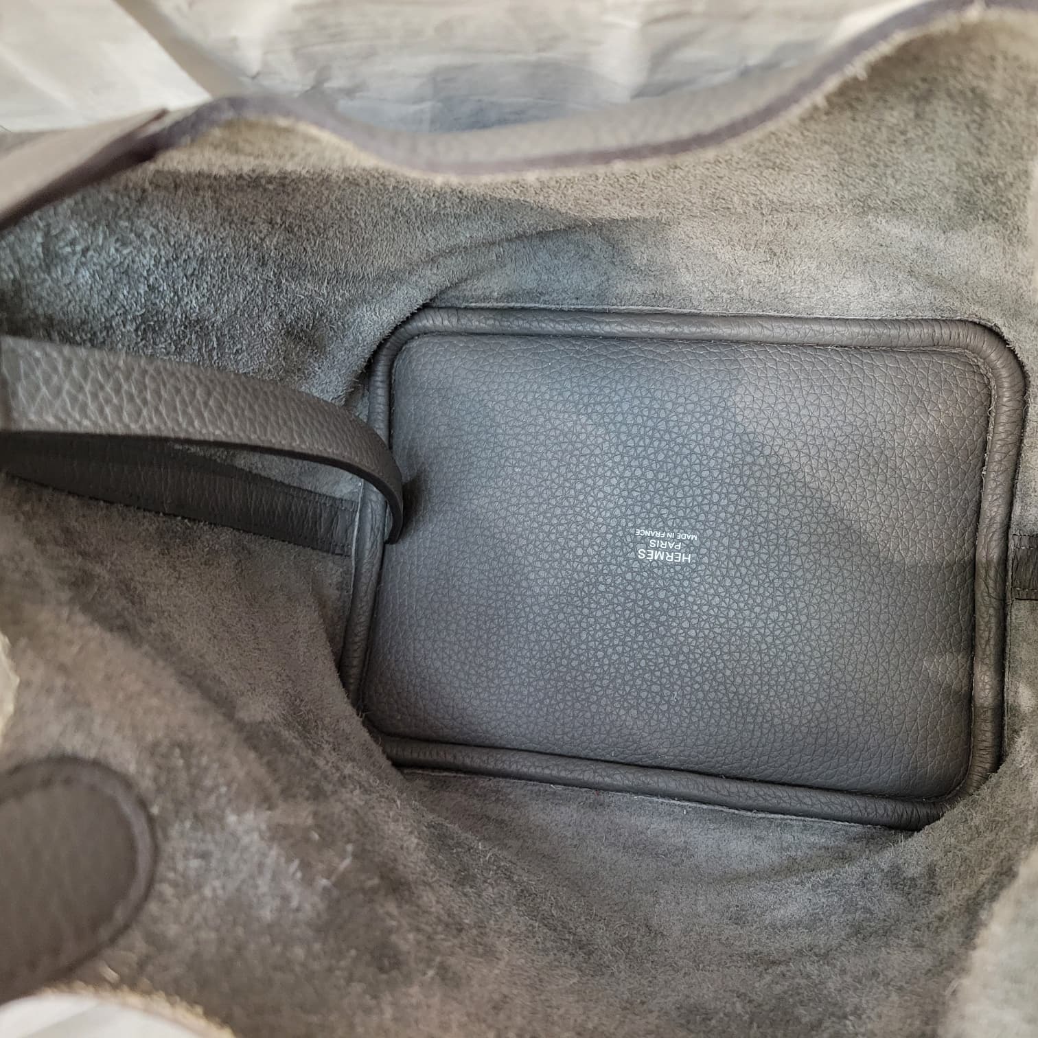 98%NEW HERMES PICOTIN 18 0L GRIS MEYER CK 積雨雲灰 銀扣