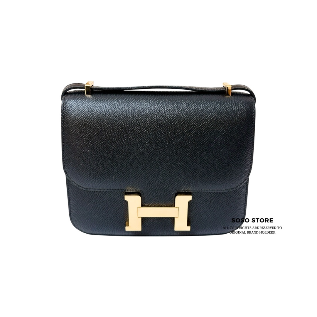 Hermès Constance 18 - Noir / Ghw