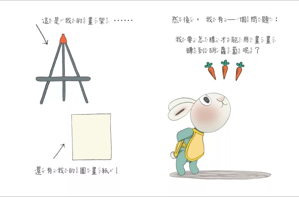 小兔子學理財6：小兔子學動腦賺錢