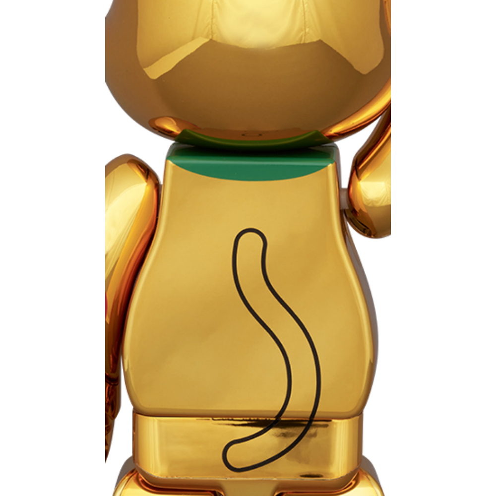 招き猫 招財猫 福入 金メッキ 100％ & 400％ NY@BRICK