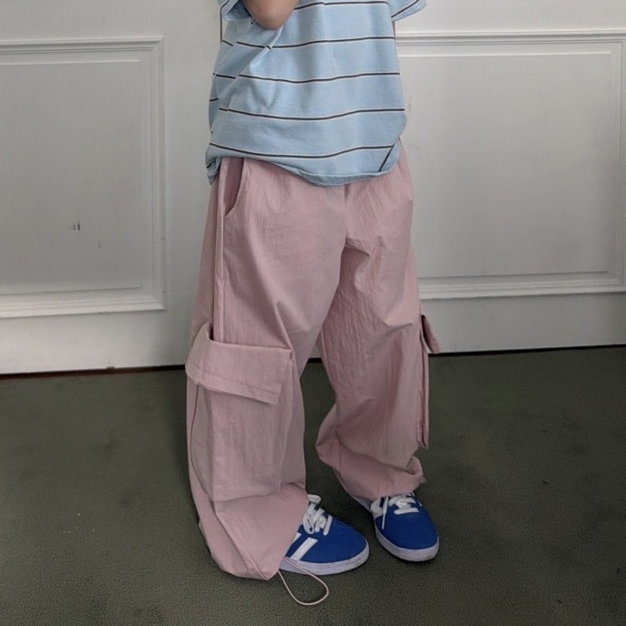 Ellymolly 防風抽繩工裝褲 / 2色