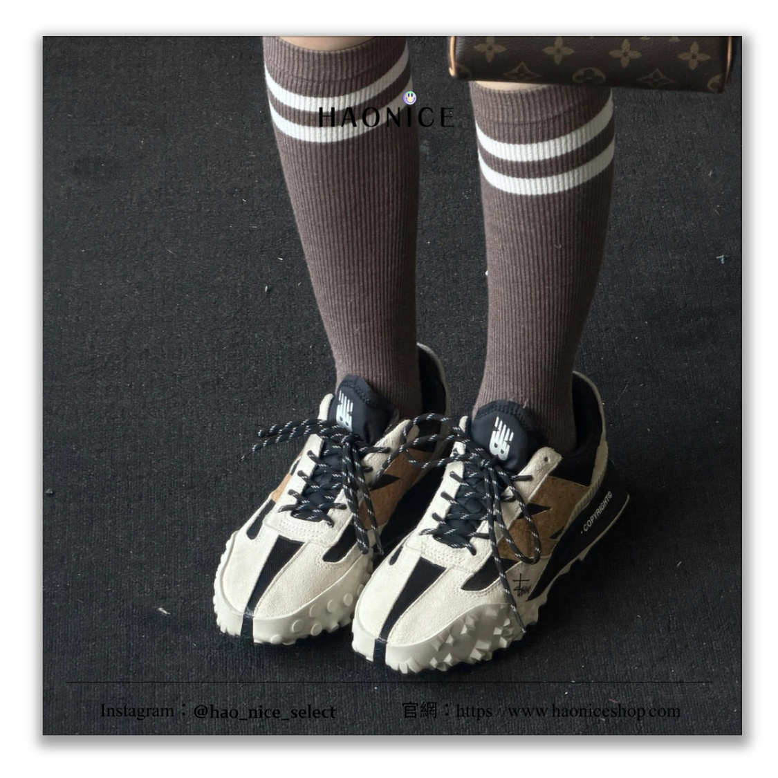 【HAO NICE】惡作劇訂製款🔥New Balance NB XC-72⚡️美式復古 鬼馬精靈 軟木塞logo 米棕色 運動鞋 休閒鞋