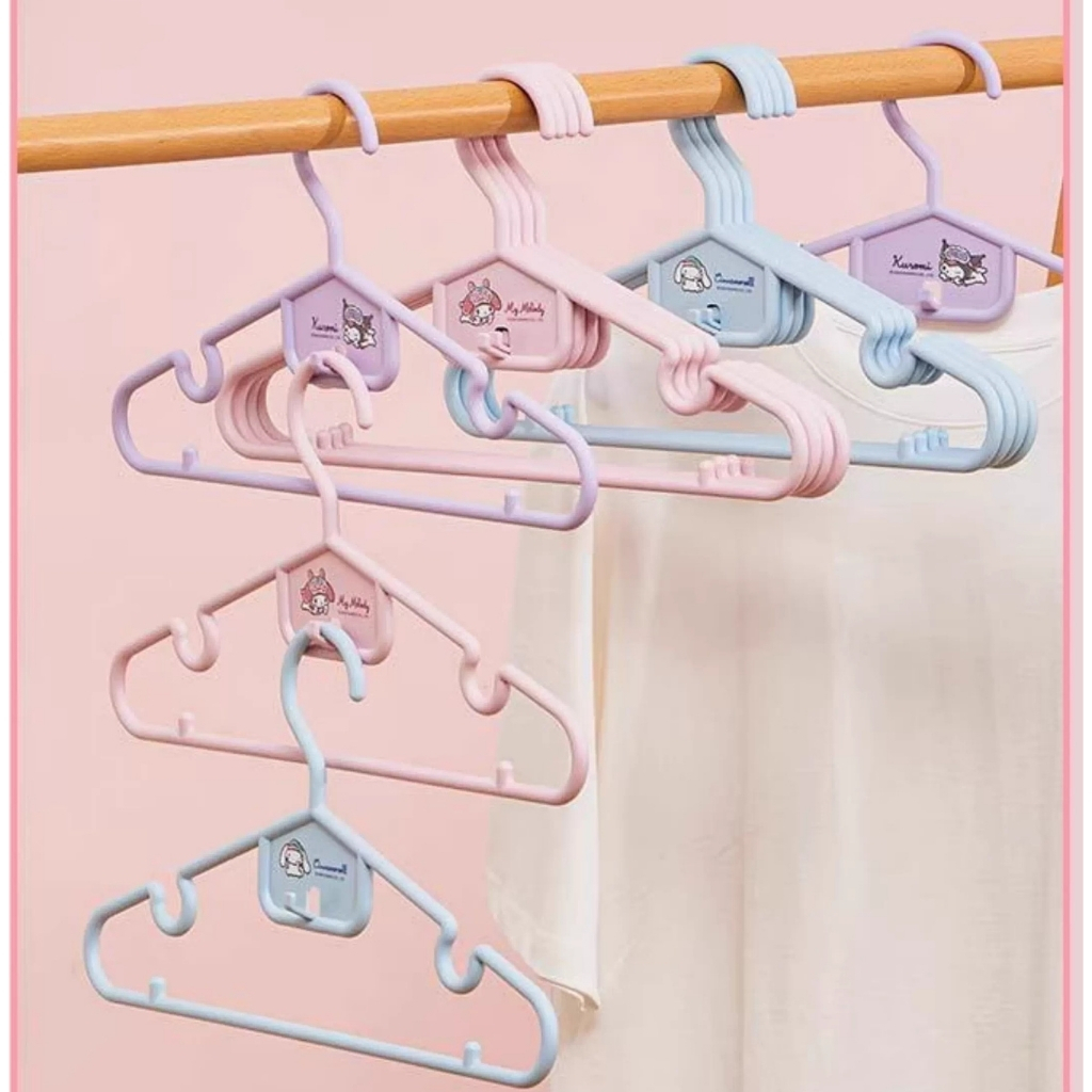 玉桂狗 -Sanrio|多功能衣架 晾衫架 【5個裝 】