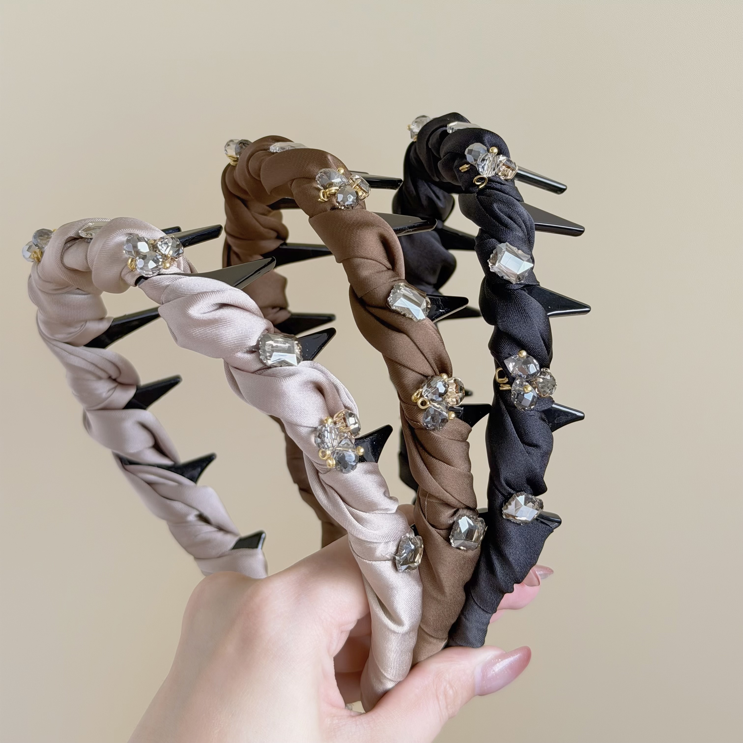 Z431水晶帶爪髮箍