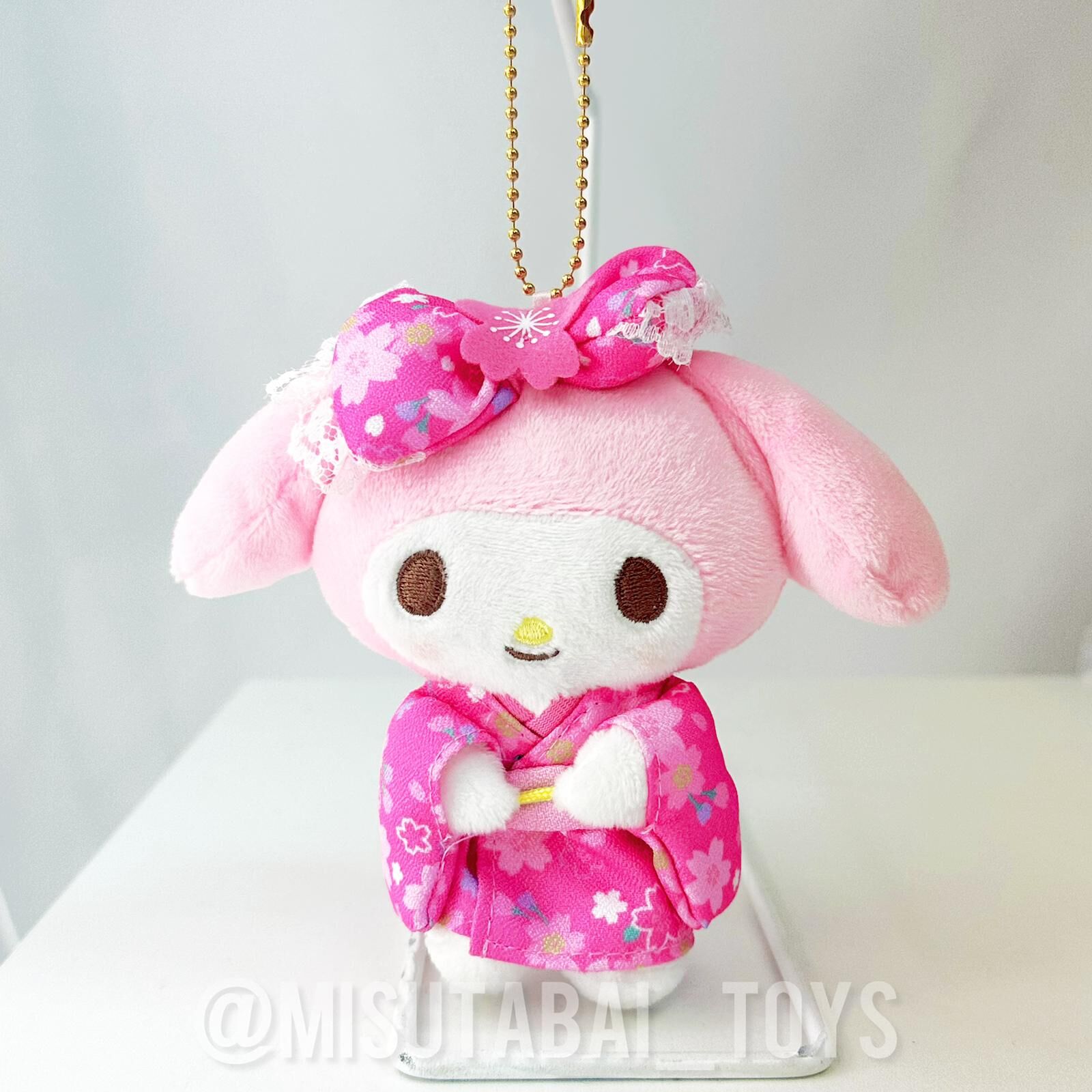 Sanrio My Melody Kimono Plush Ball Chain Mascot