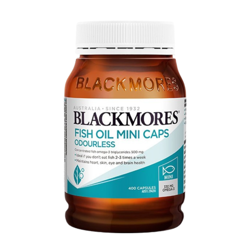 澳洲BLACKMORES｜無腥味Mini迷你 深海魚油膠囊400粒