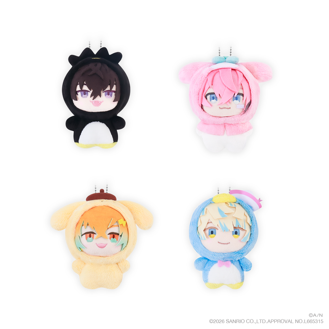 「彩虹社代購」 NIJISANJI Oriens × Sanrio characters GOODS （新產品- Sanrio娃 ）