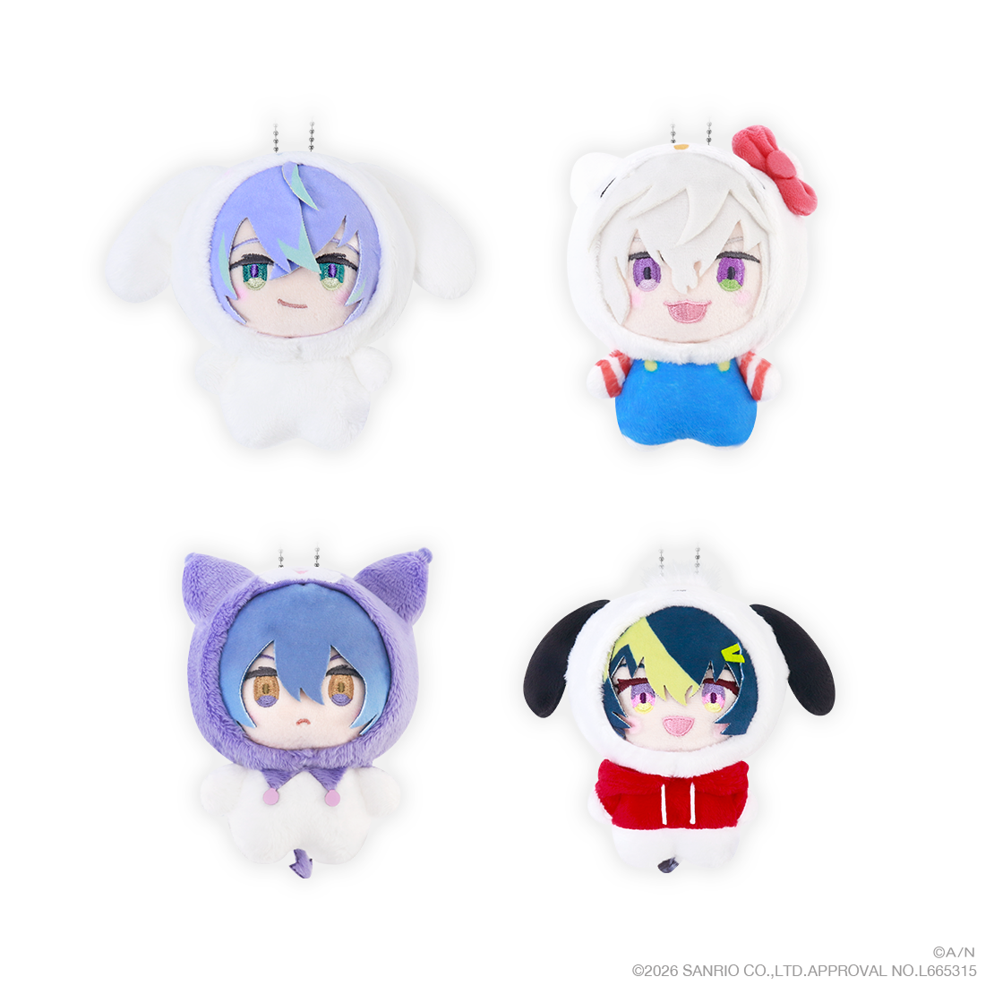 「彩虹社代購」 NIJISANJI Oriens × Sanrio characters GOODS （新產品- Sanrio娃 ）