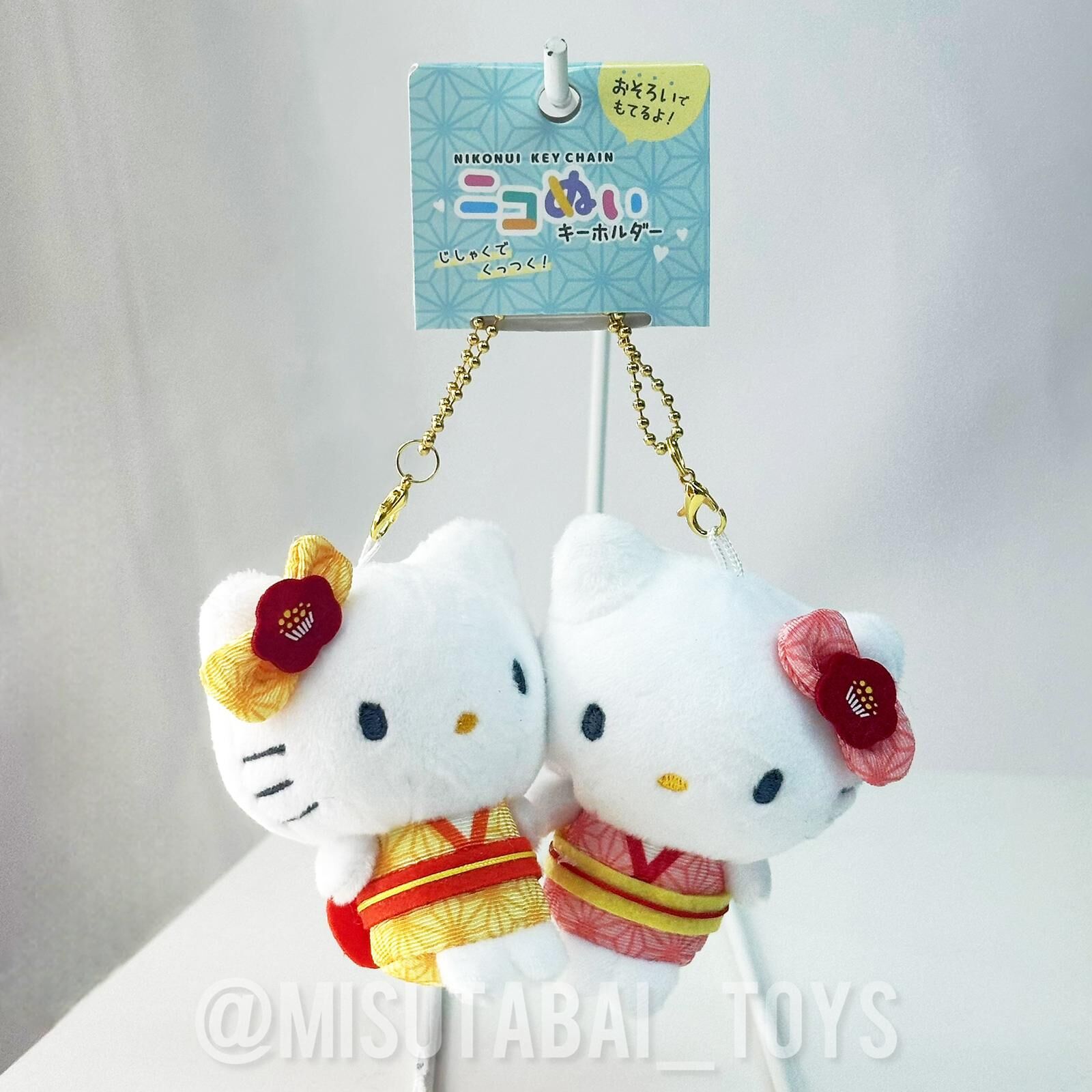 Sanrio Hello Kitty 和服磁鐵雙吊飾