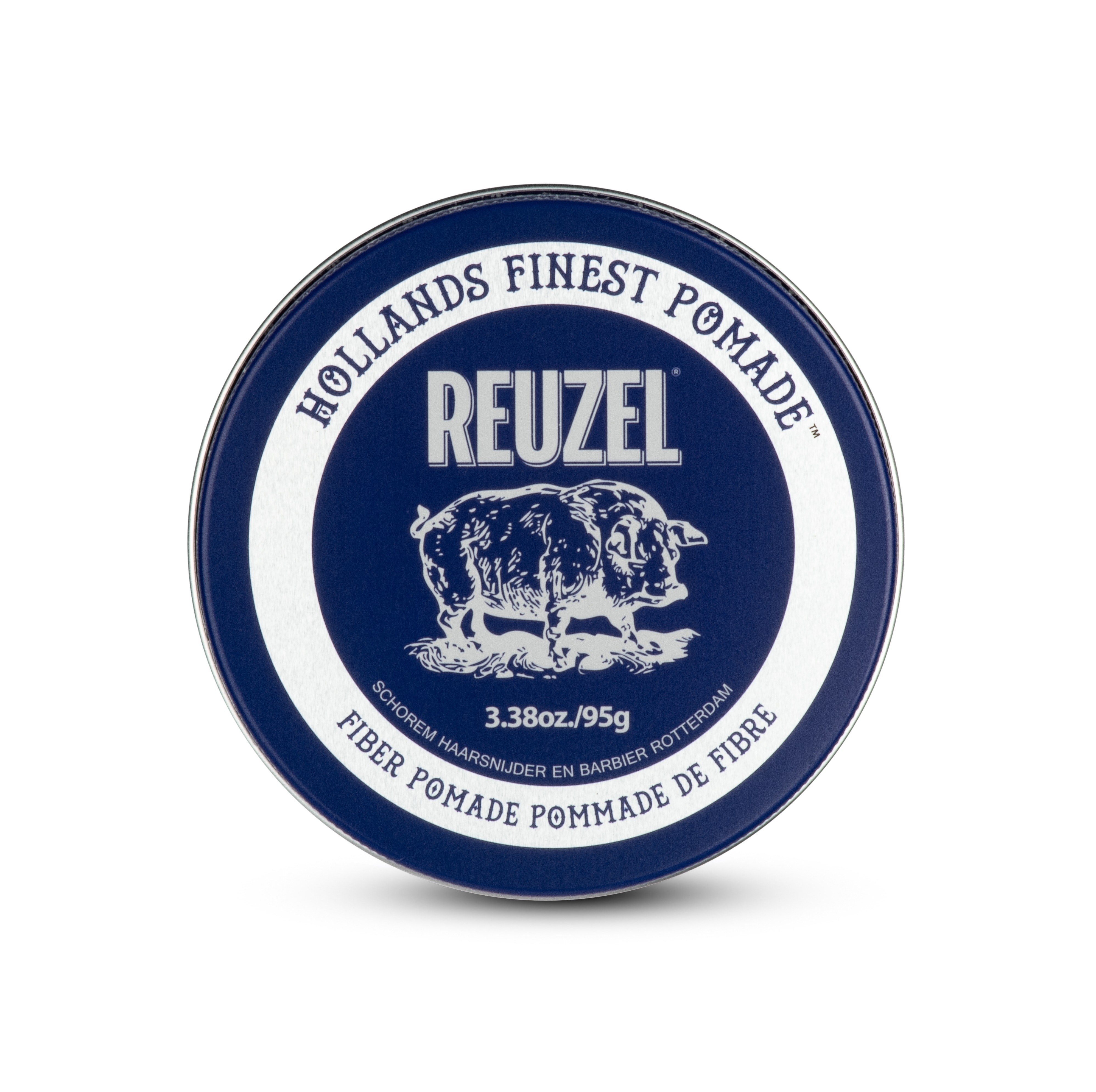 Reuzel Fiber Pomade 3.38oz/95g 深藍豬纖維水性髮蠟+油頭平齒梳