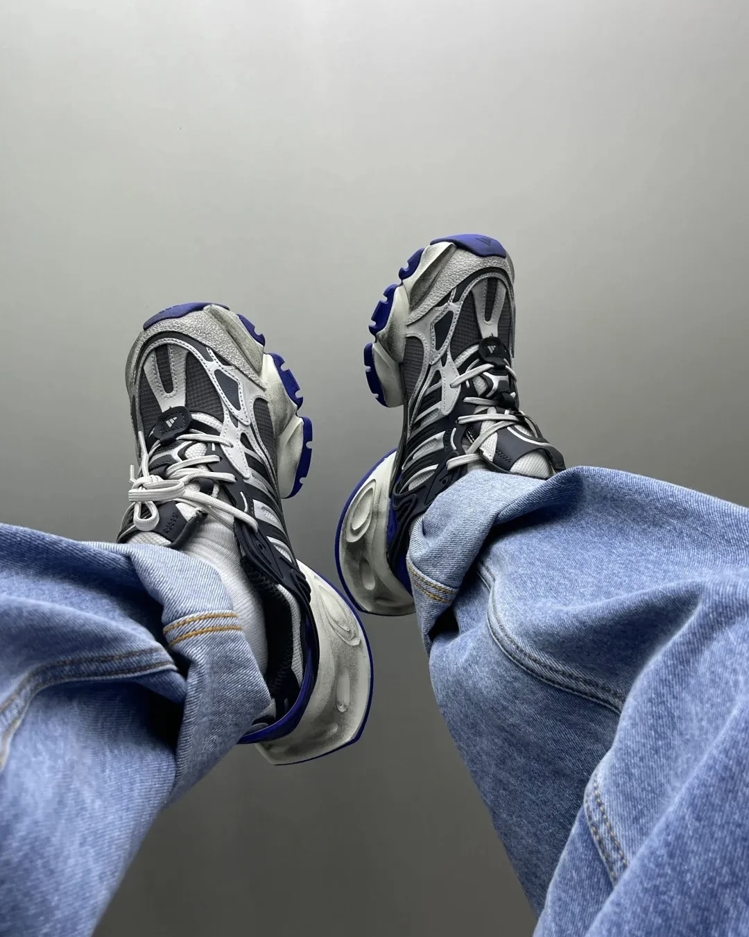 (預訂) Adidas XLG RUNNER DELUXE - Grey Blue