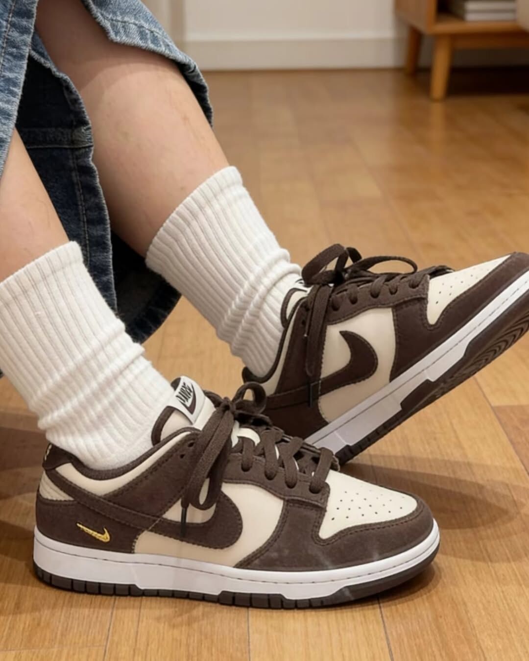 Nike Dunk 摩卡可可 小金勾 女鞋 美拉德 IO4244102