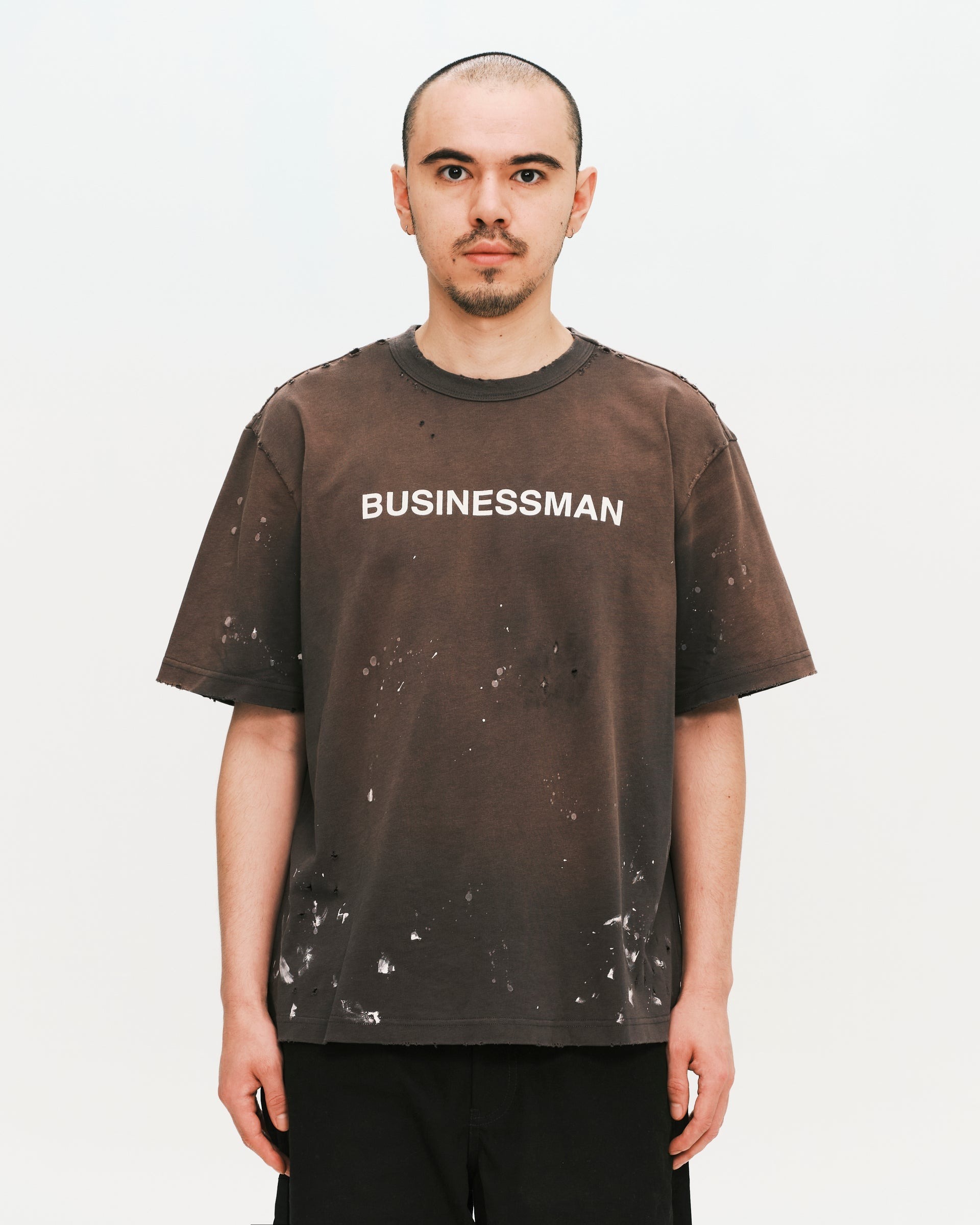 PLATEAU STUDIO｜Vintage tee - business (Black)