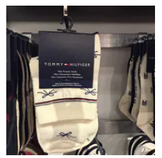 [S] TOMMY HILFIGER IVORY MULTI XW07151-100 STRIPE & BOW TROUSER SOCK 2-PACK, 198296719246 (STH1641)