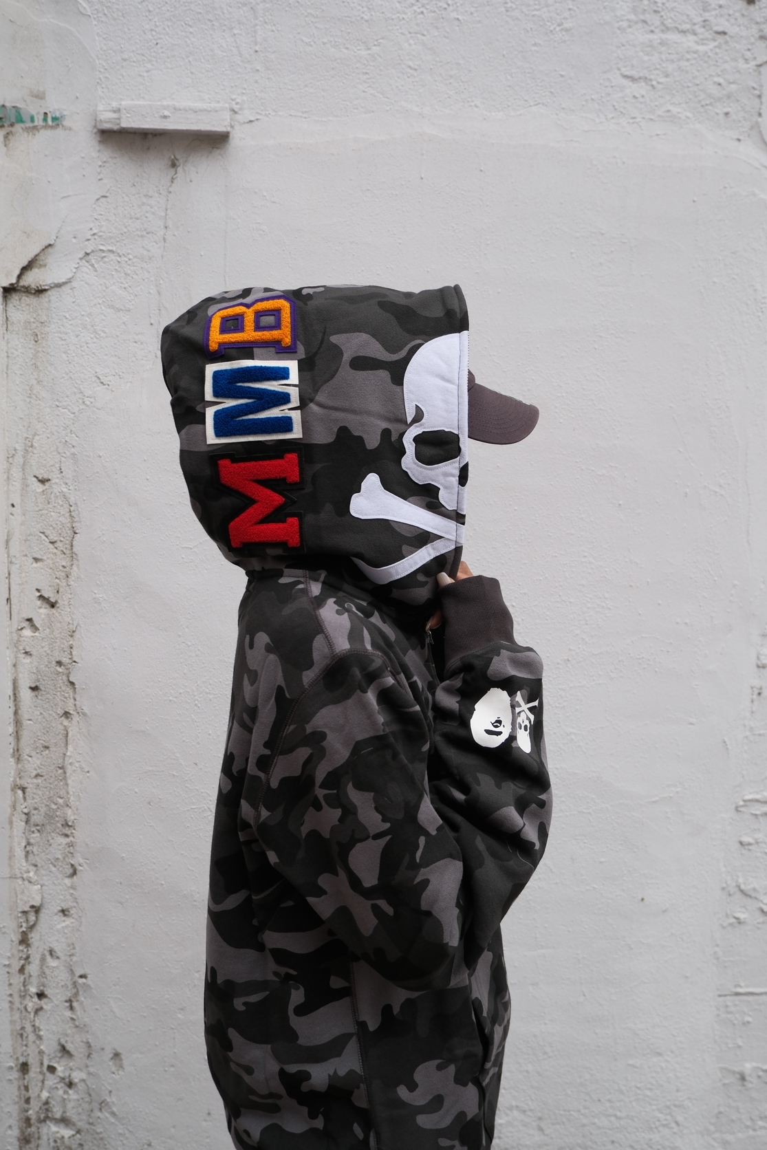 Bape X MMJ 聯名 骷髏頭 鯊魚 外套 1F73115916