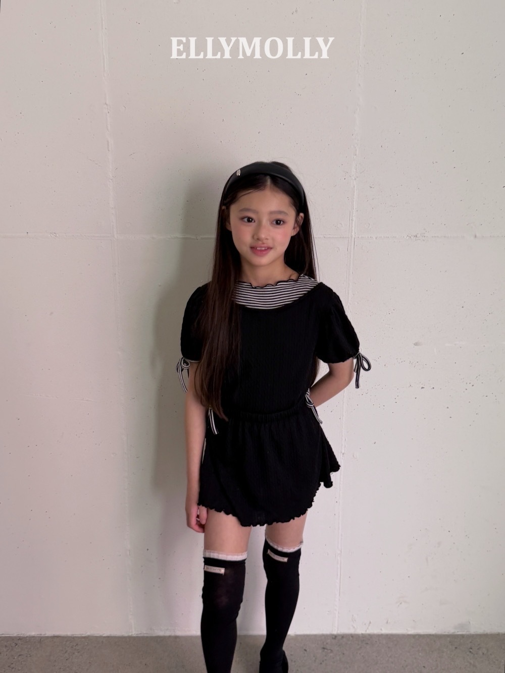 Ellymolly Coco 綁帶短裙 / 2色