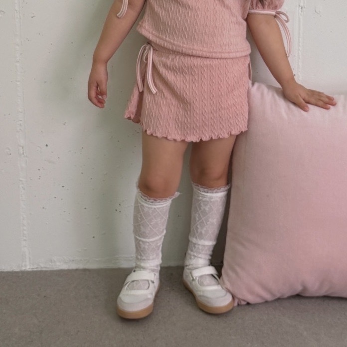 Ellymolly Coco 綁帶短裙 / 2色